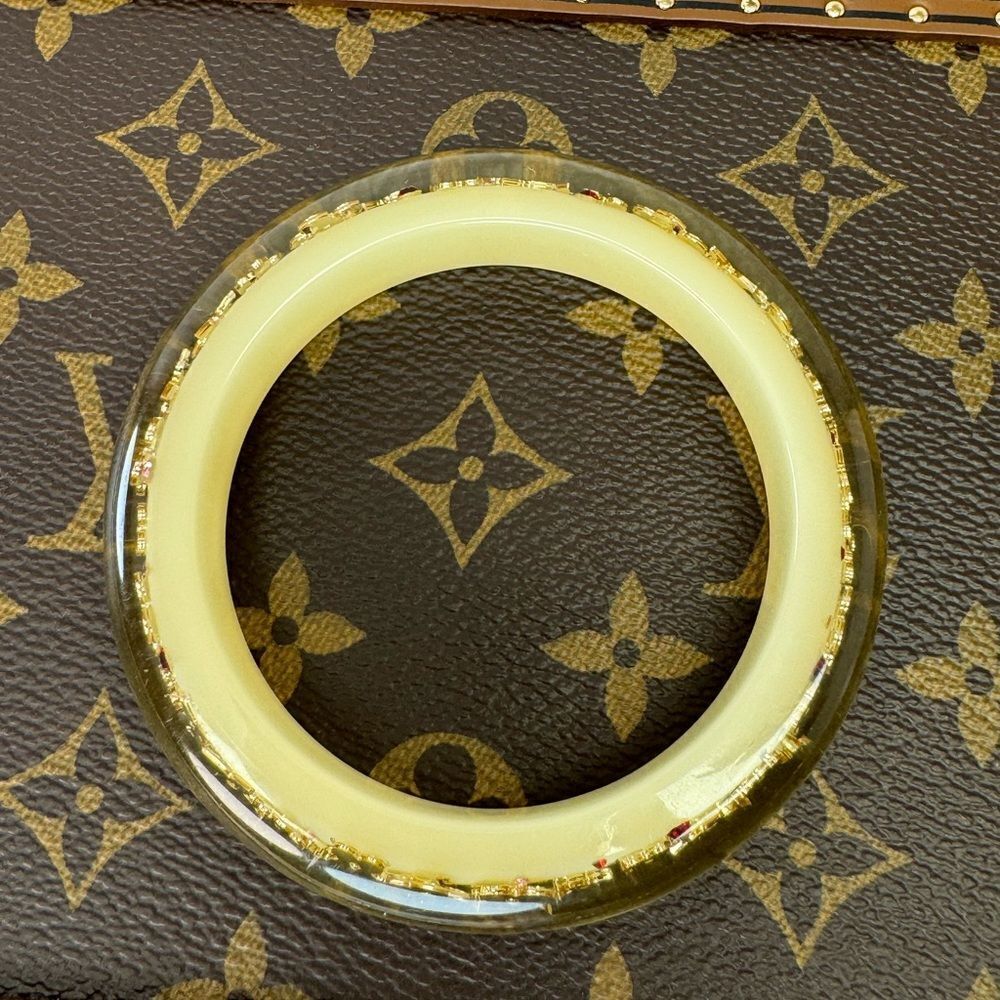 Louis Vuitton Inclusion Bangle Clear Beige Flower - Picture 8 of 9